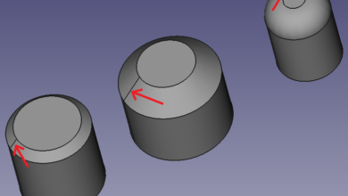 How do chamfered corners affect the appearance of a product?