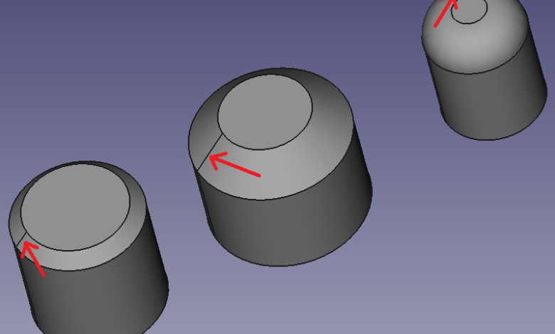 How do chamfered corners affect the appearance of a product?