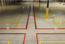 Floor Epoxy Line Marking